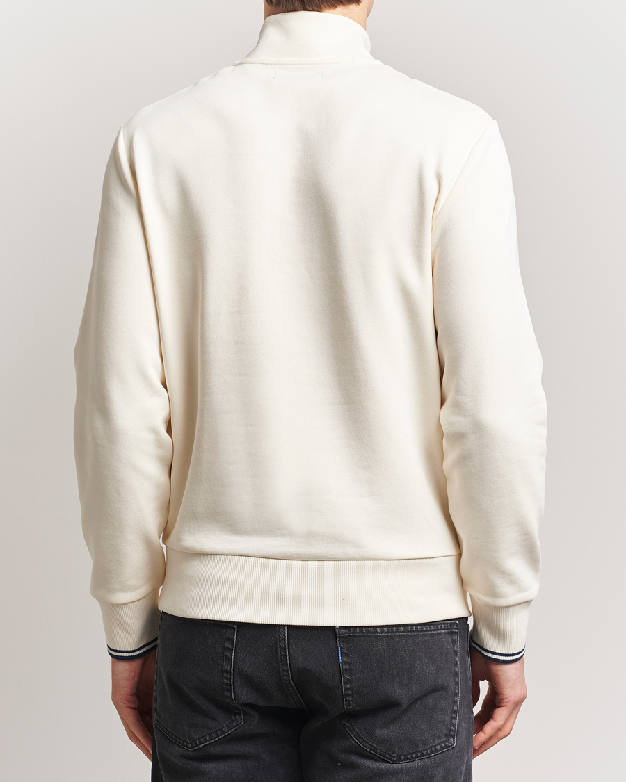 Herren | Pullover | Fred Perry | Half Zip Sweatshirt Ecru