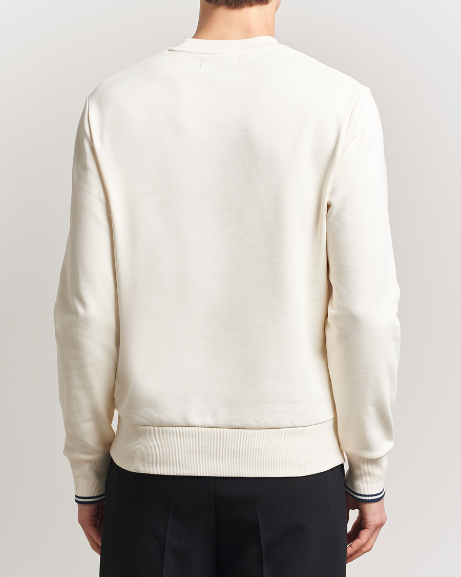 Herren | Pullover | Fred Perry | Crew Neck Sweatshirt Ecru