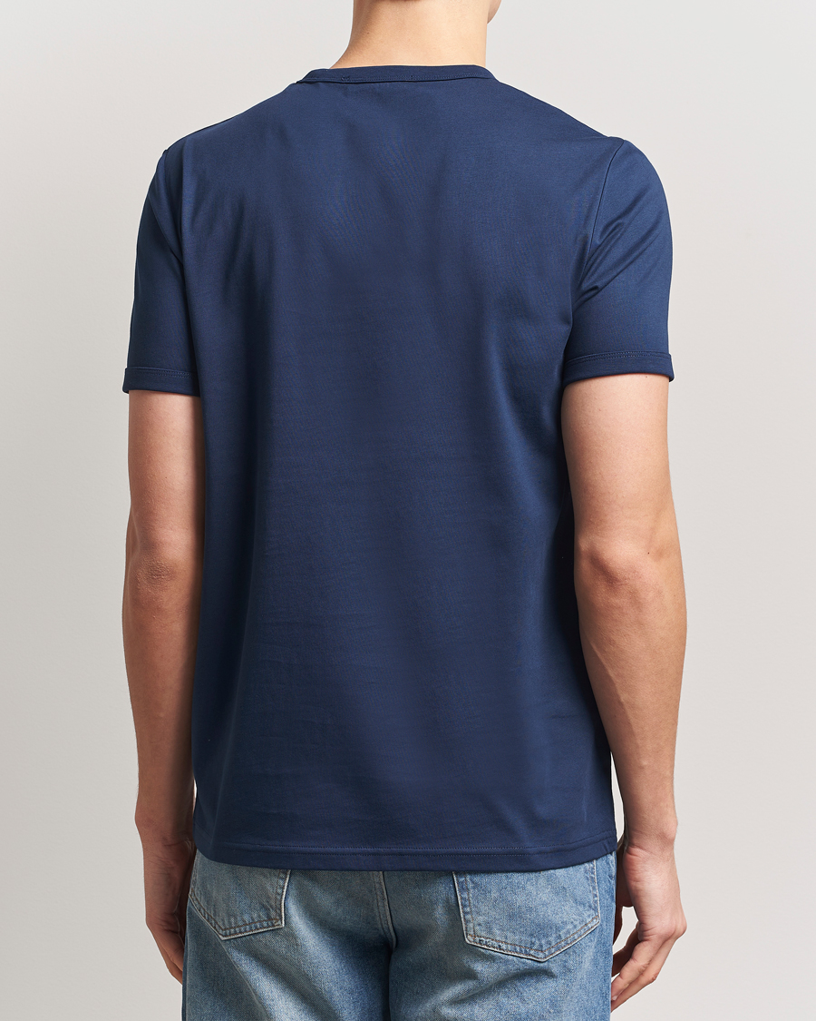Herren | T-Shirts | Fred Perry | Ringer T-Shirt Tennis Blue