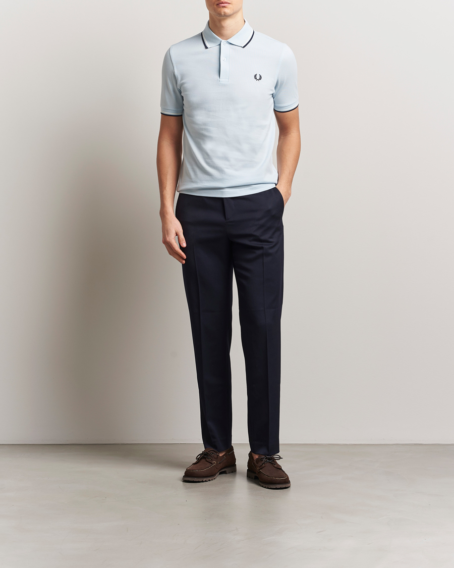 Herren | Poloshirts | Fred Perry | Twin Tipped Polo Shirt Light Ice