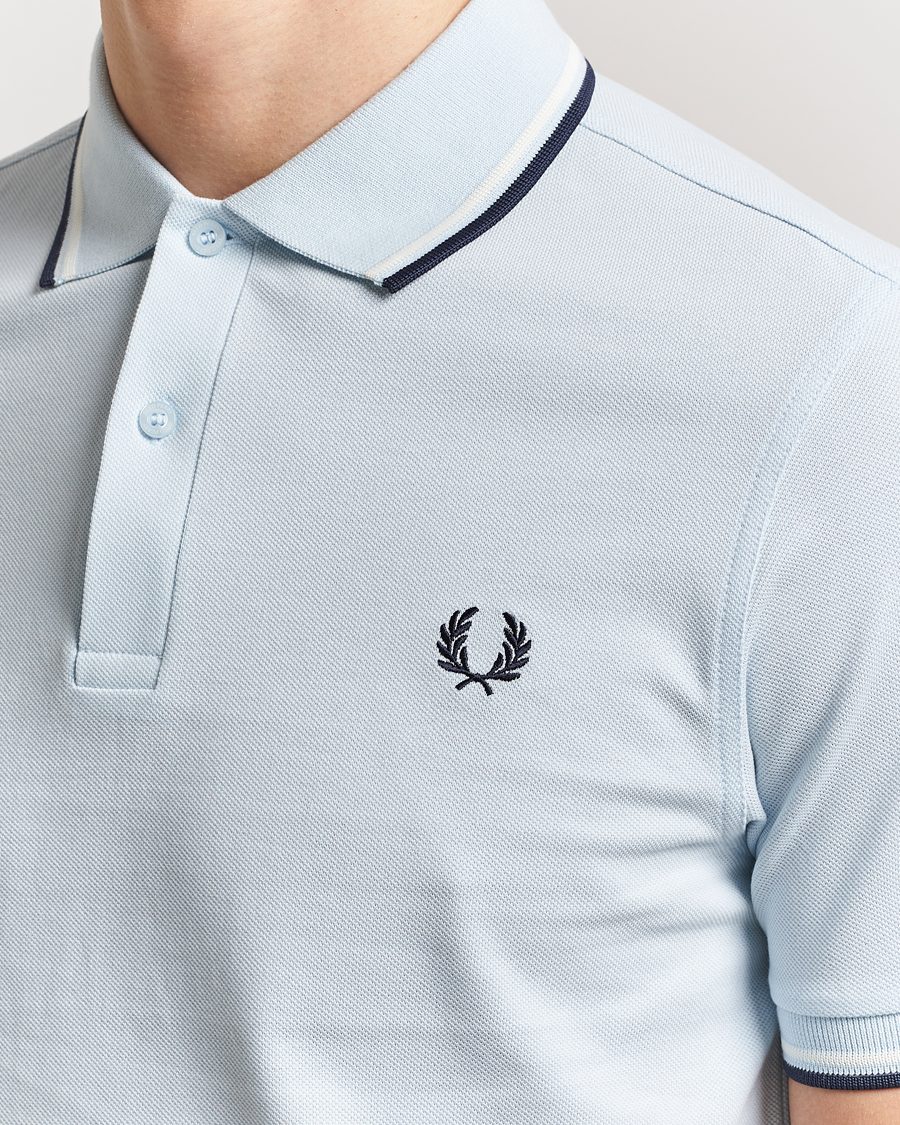 Herren | Poloshirts | Fred Perry | Twin Tipped Polo Shirt Light Ice