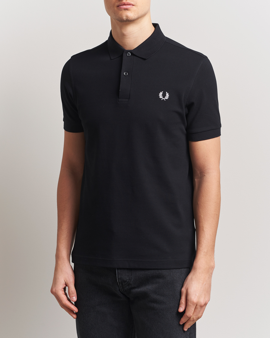 Herren | Poloshirts | Fred Perry | Plain Polo Shirt Black