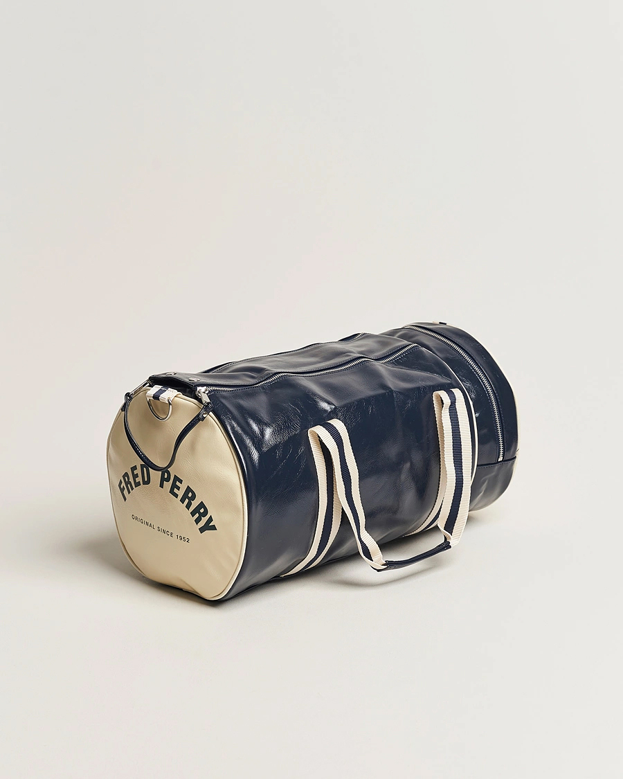 Herren | Taschen | Fred Perry | Classic Barrel Bag Navy/Ecru