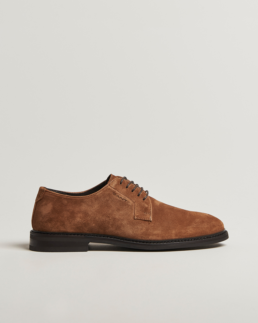 Herren | Derby | GANT | Bidford Suede Derby Cognac