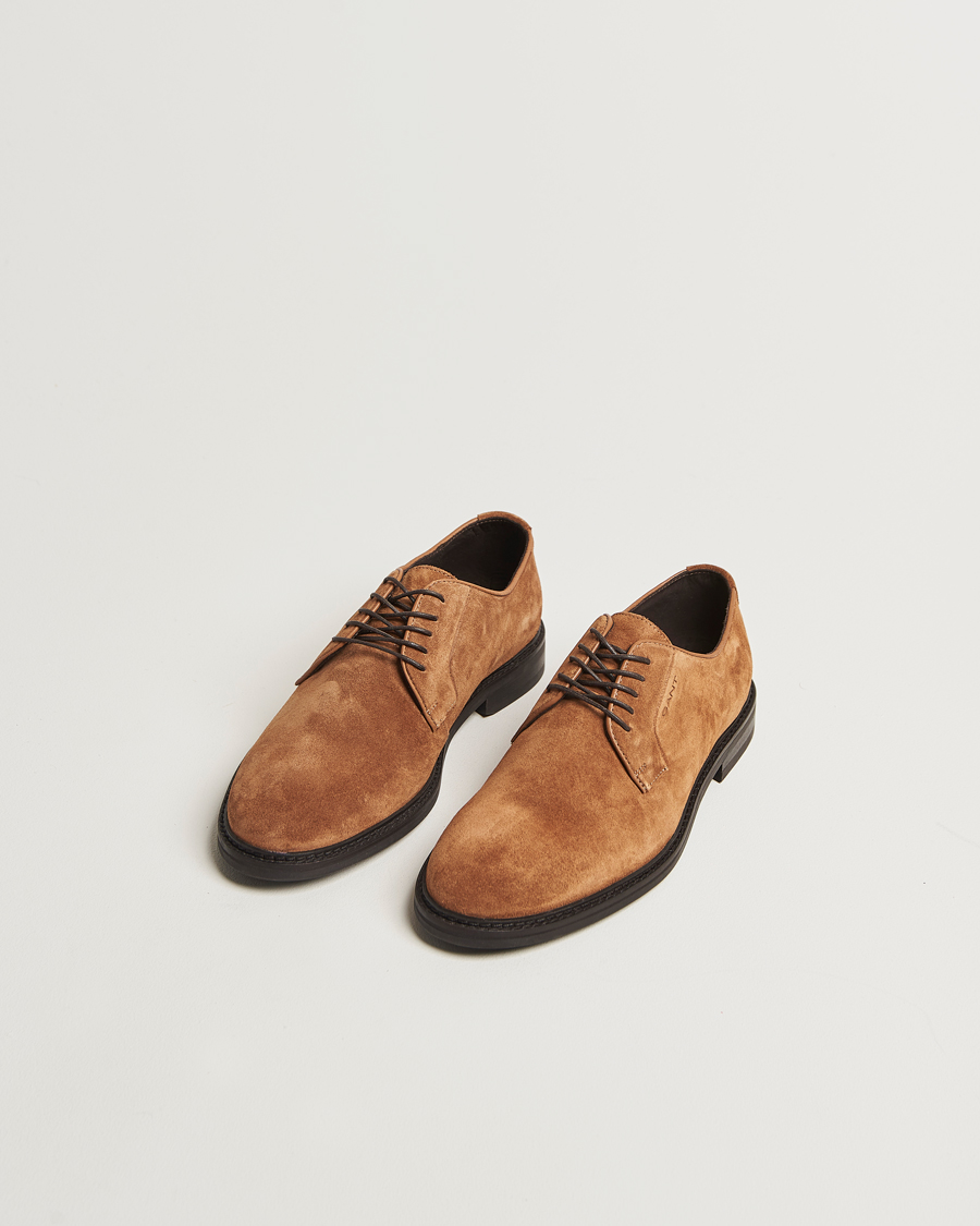 Herren | Derby | GANT | Bidford Suede Derby Cognac
