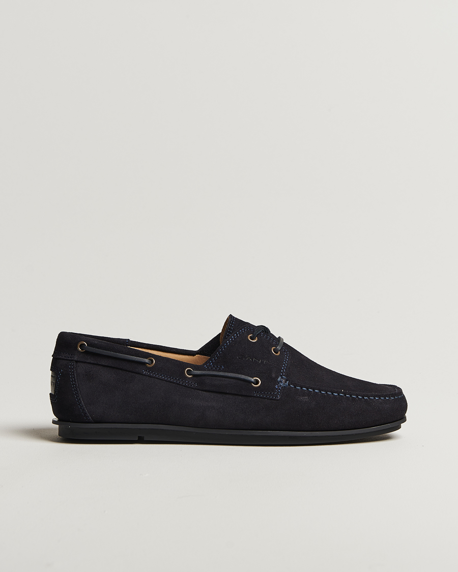 Herren | Segelschuhe | GANT | Wilmon Suede Moccasin Marine