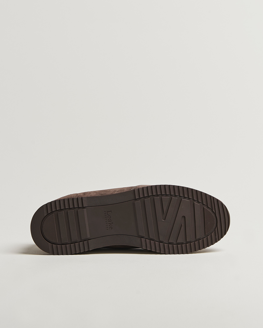 Herren | Sneaker | Loake 1880 | Bannister Running Sneaker Anthracite Suede