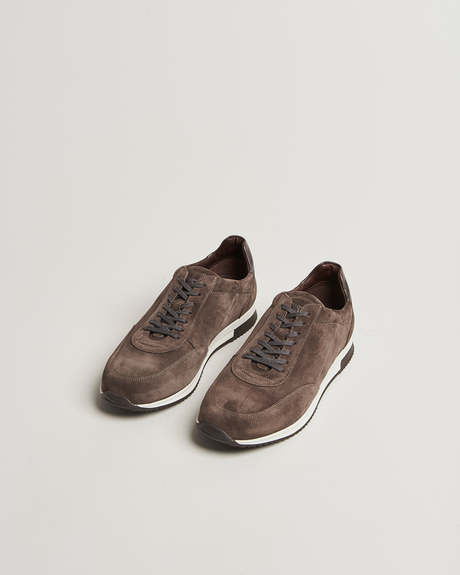 Herren | Sneaker | Loake 1880 | Bannister Running Sneaker Anthracite Suede