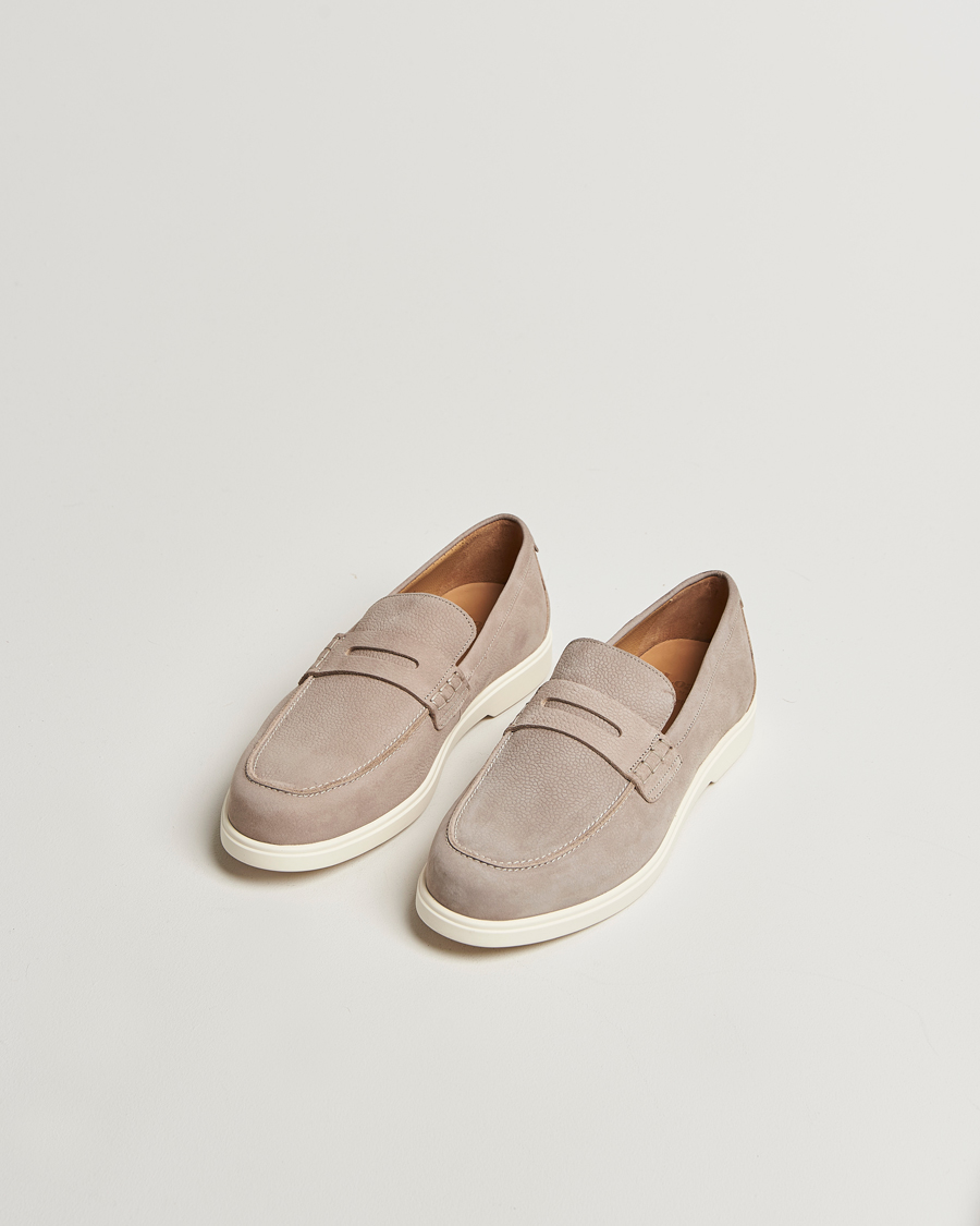 Herren | Loafer | Loake 1880 | Como Nubuck Loafers Grey