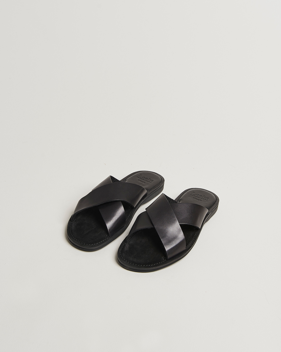 Herren | Sandalen & Pantoletten | Loake 1880 | Gozo Leather Sandal Black