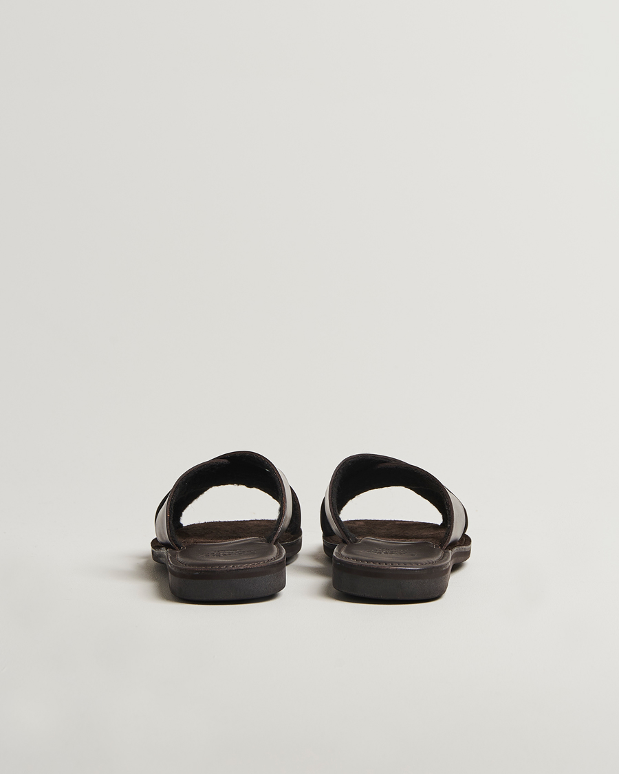 Herren | Sandalen & Pantoletten | Loake 1880 | Gozo Leather Sandal Dark Brown
