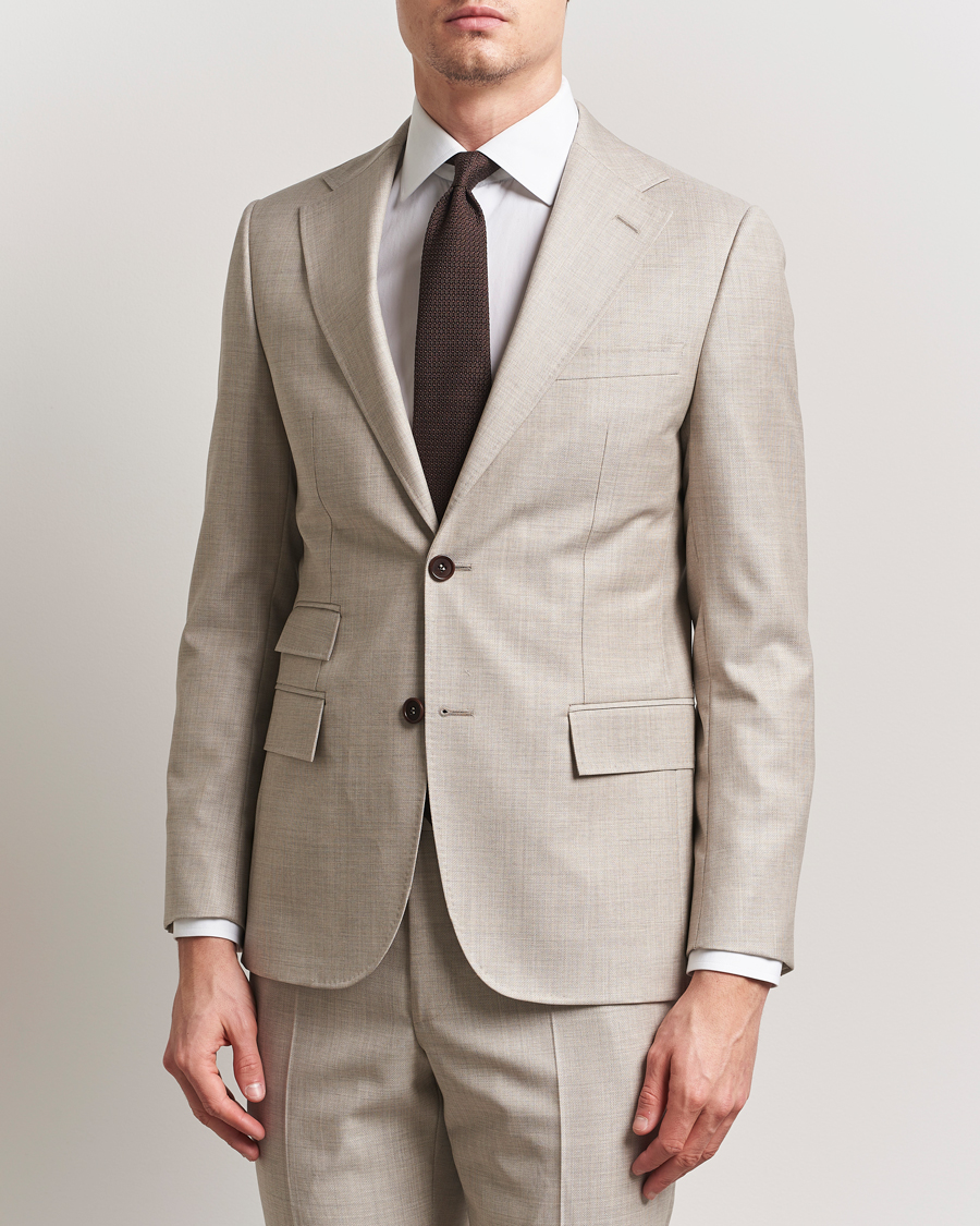 Herren | Sakkos | Morris Heritage | Prestige Structured Suit Blazer Beige