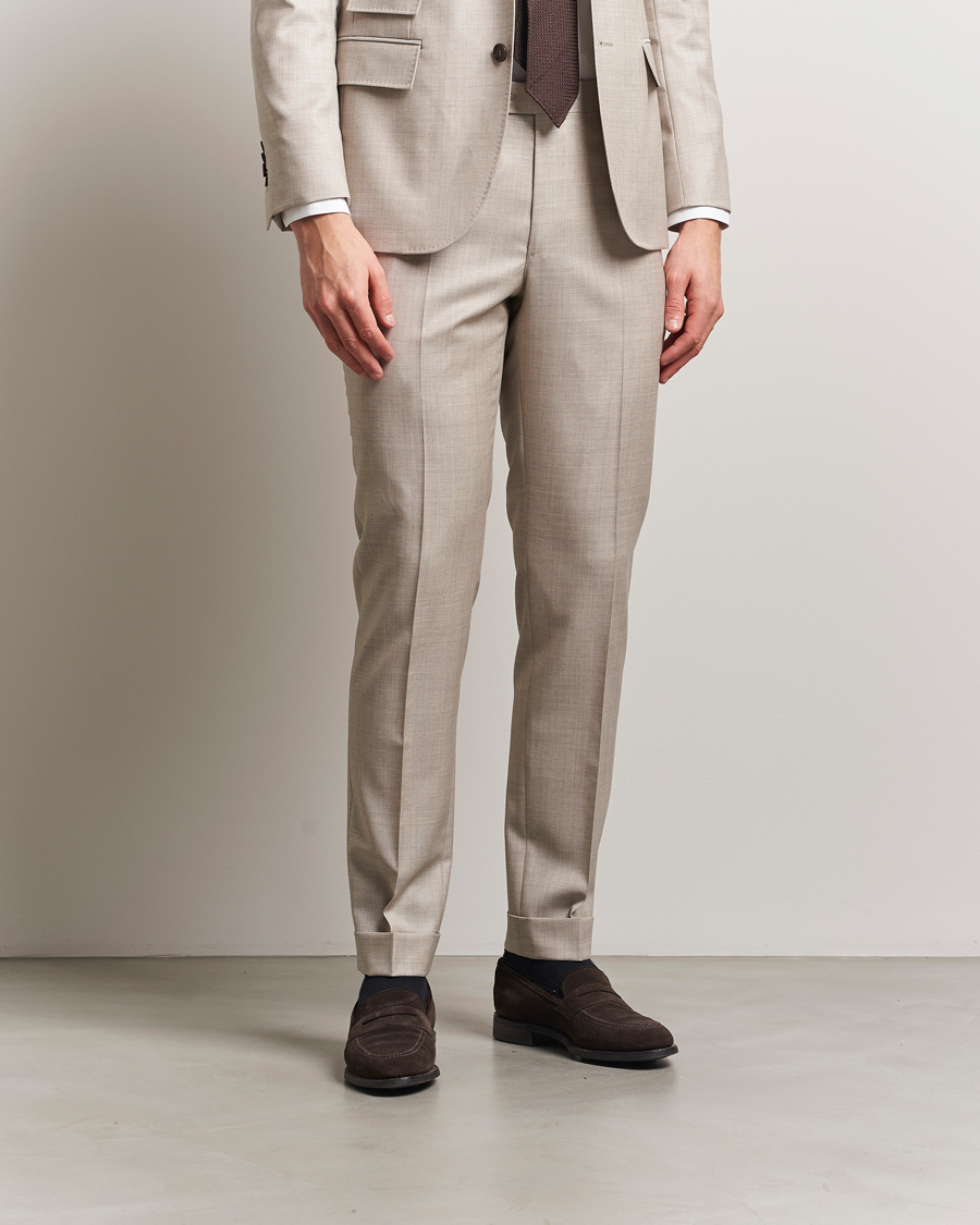 Herren | Hosen | Morris Heritage | Prestige Structured Suit Trousers Beige