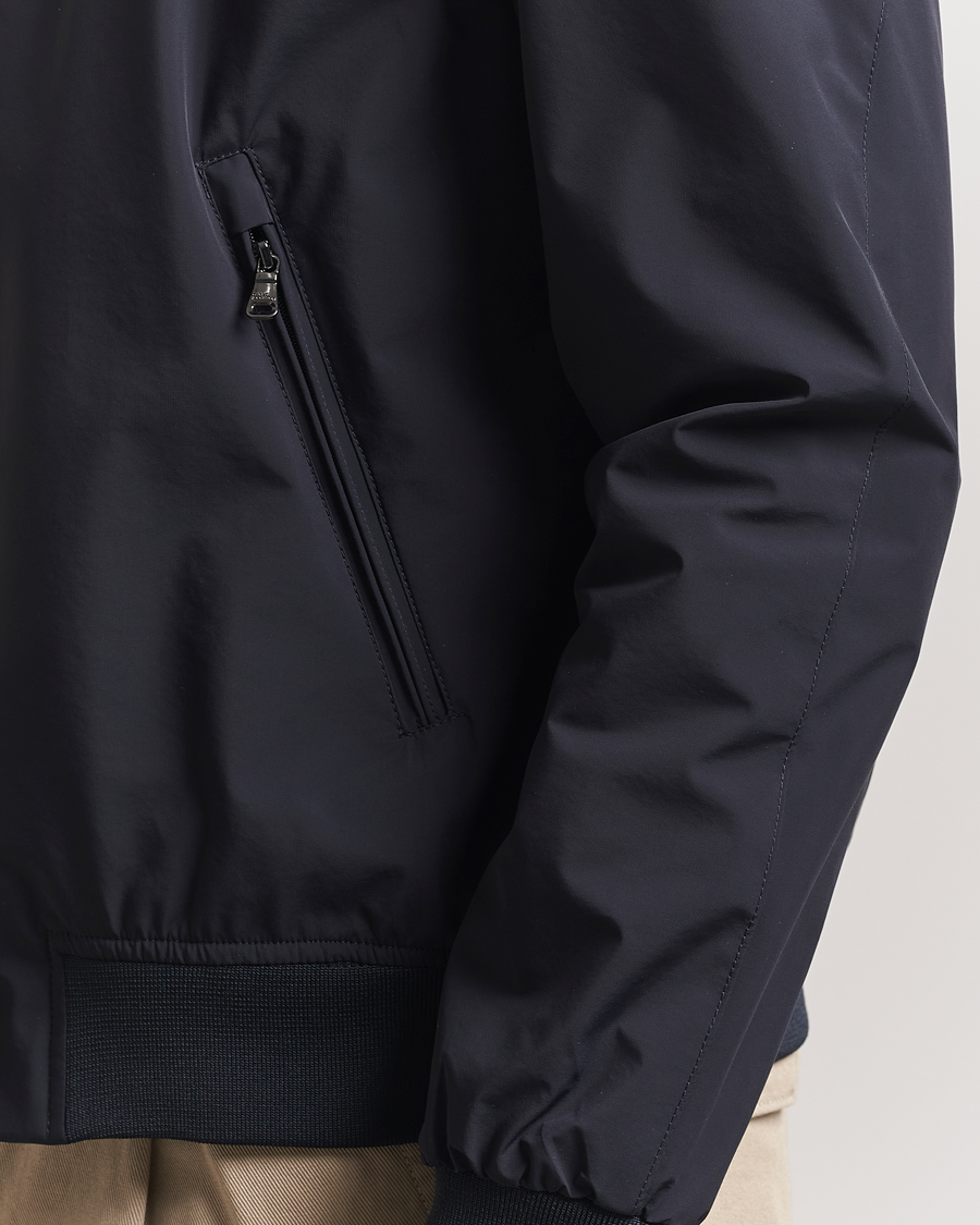Herren | Jacken | Oscar Jacobson | Bomber Nylon Jacket Navy