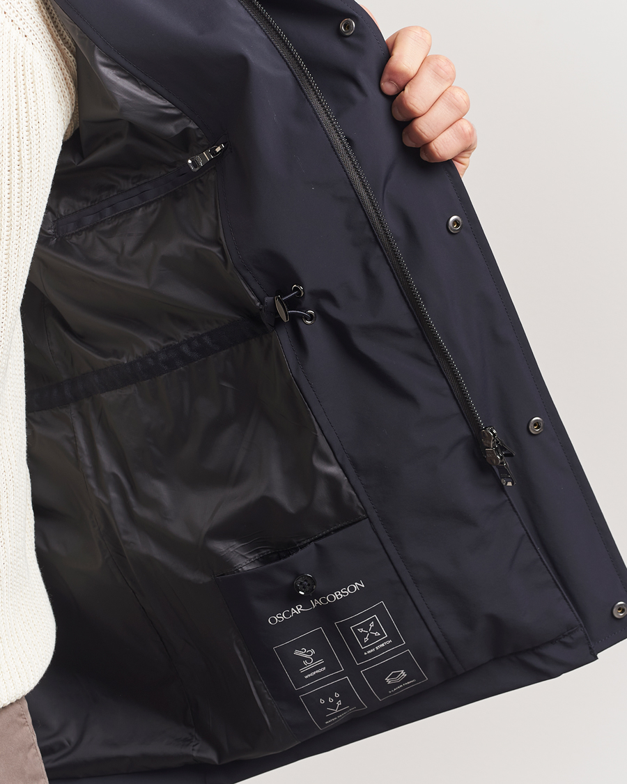 Herren | Jacken | Oscar Jacobson | M65 Nylon Field Jacket Navy