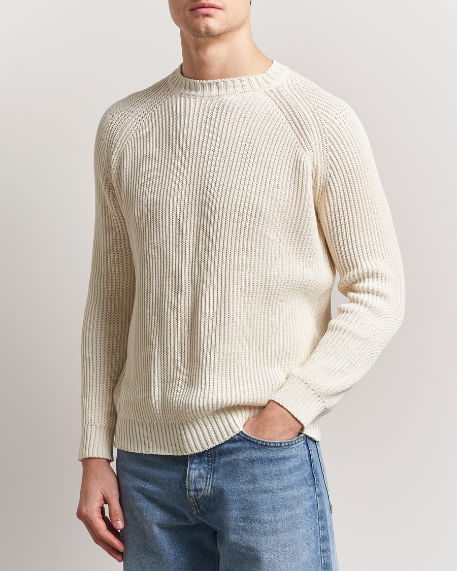 Herren | Pullover | Peregrine | Harry Organic Cotton Sweater White