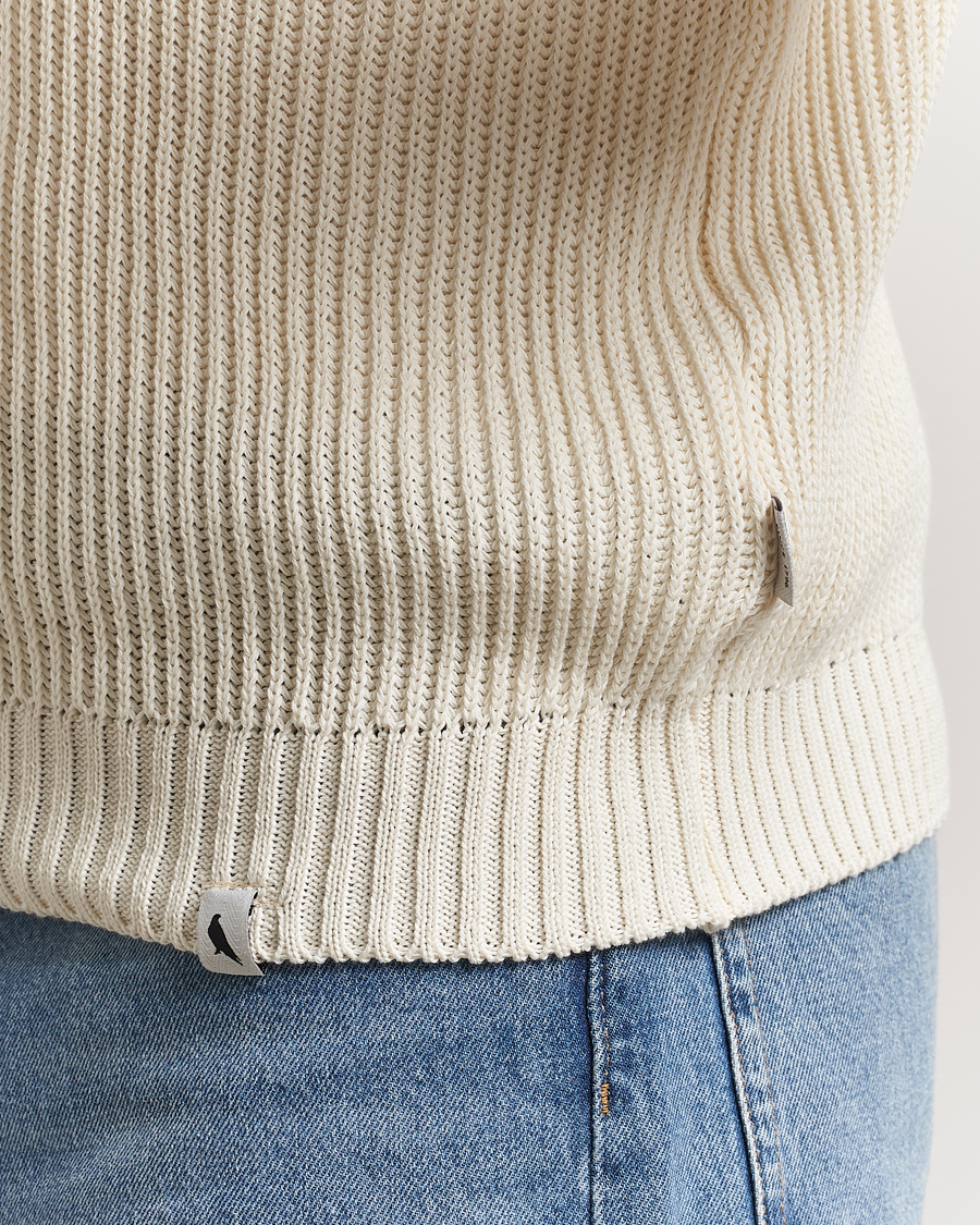 Herren | Pullover | Peregrine | Felix Quarter Zip Jumper White