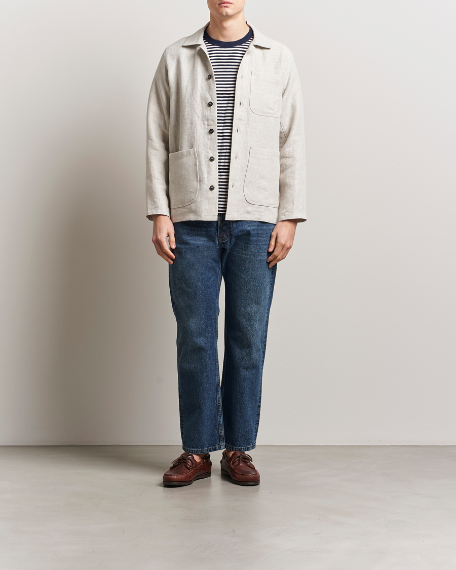 Herren | Hemden | Peregrine | Grange Linen Shacket Natural