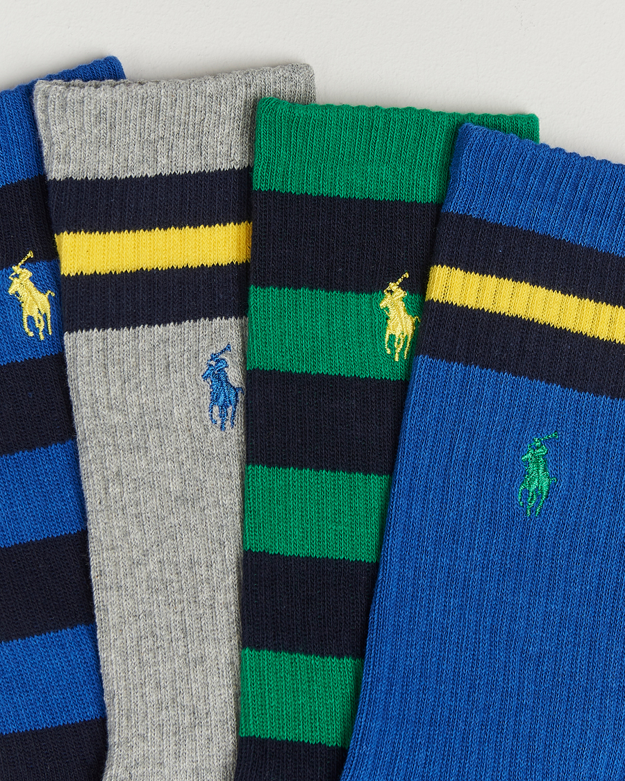 Herren | Unterwäsche | Polo Ralph Lauren | 6-Pack Mix Crew Sock Navy/Blue/White/Grey/Green