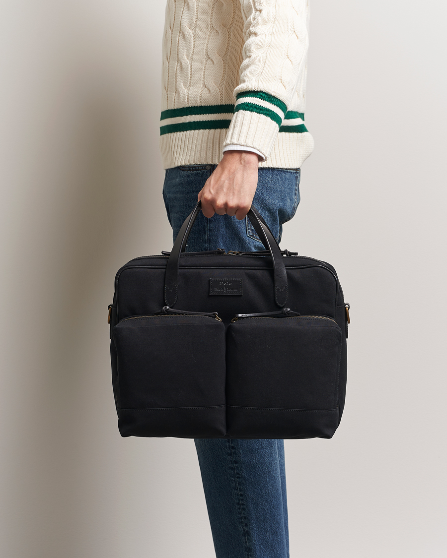 Herren | Taschen | Polo Ralph Lauren | Commuter Canvas Messenger Bag Black