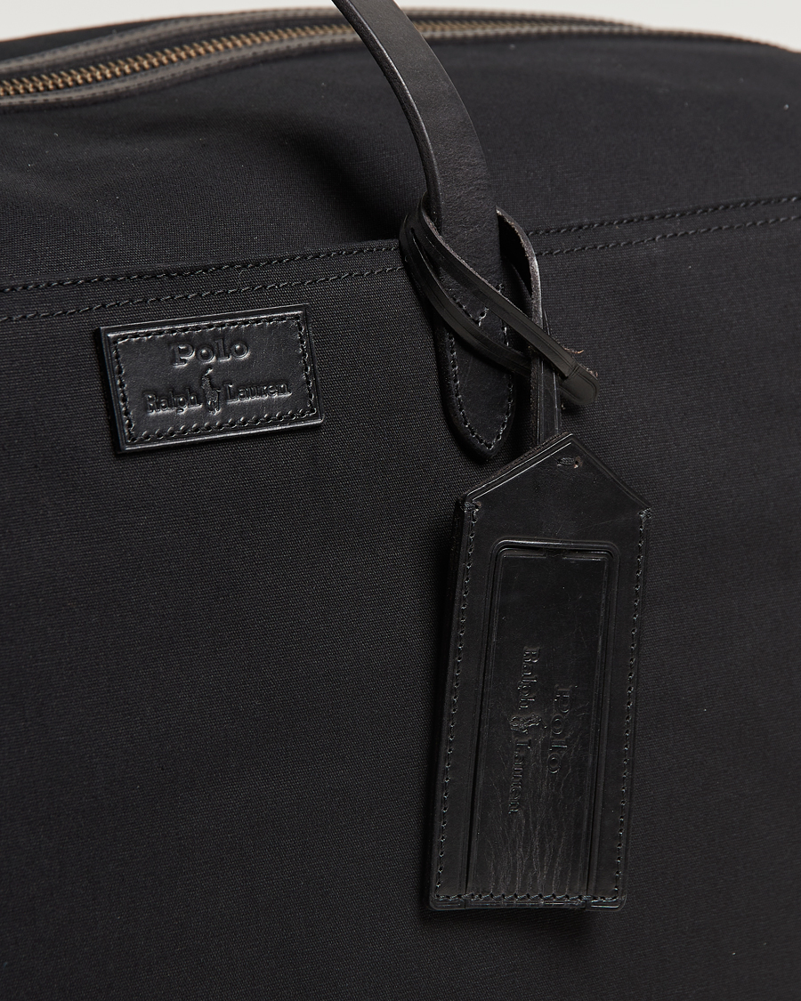 Herren | Polo Ralph Lauren Medium Canvas Duffle Bag Black | Polo Ralph Lauren | Medium Canvas Duffle Bag Black