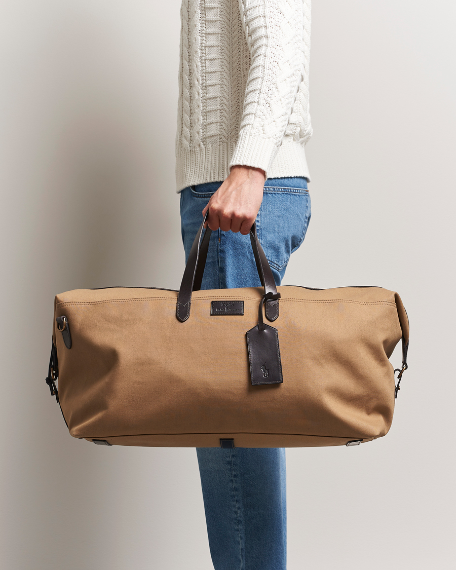 Herren | Taschen | Polo Ralph Lauren | Medium Canvas Duffle Bag Khaki/Brown