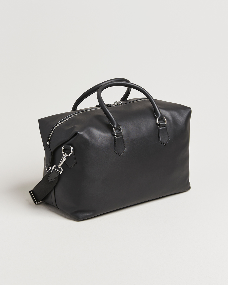 Herren | Taschen | Polo Ralph Lauren | Smooth Leather Weekendbag Black
