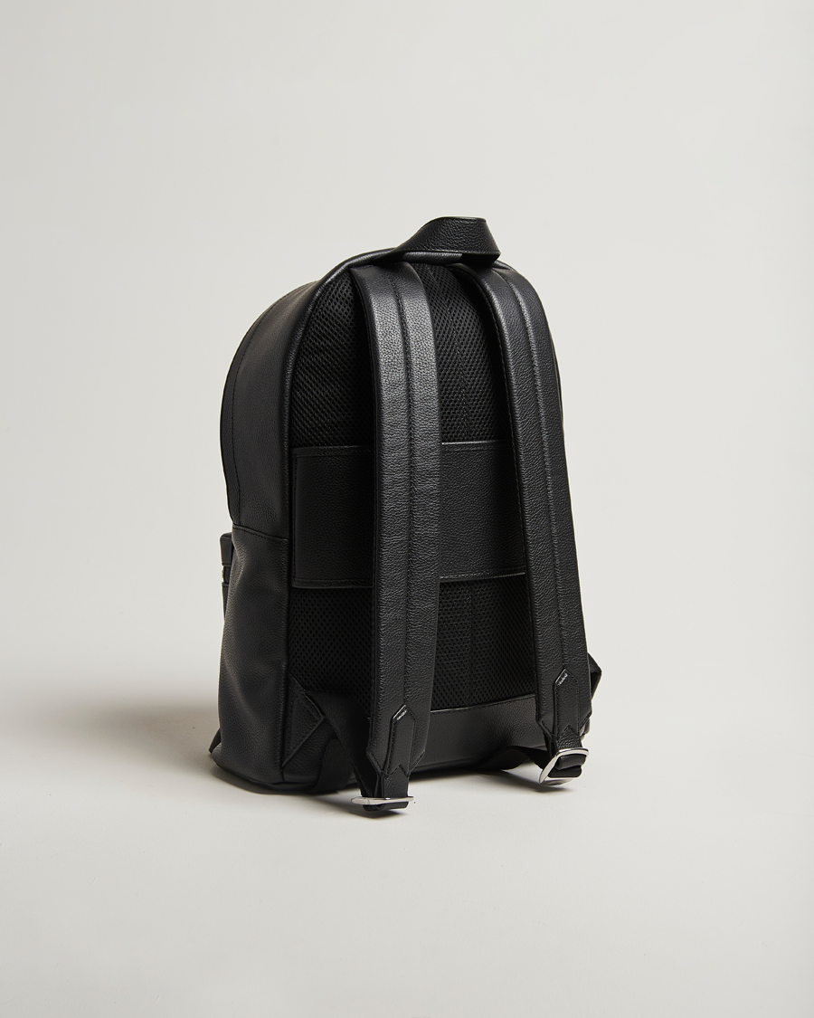 Herren | Taschen | Polo Ralph Lauren | Backpack Pebble Leather Black