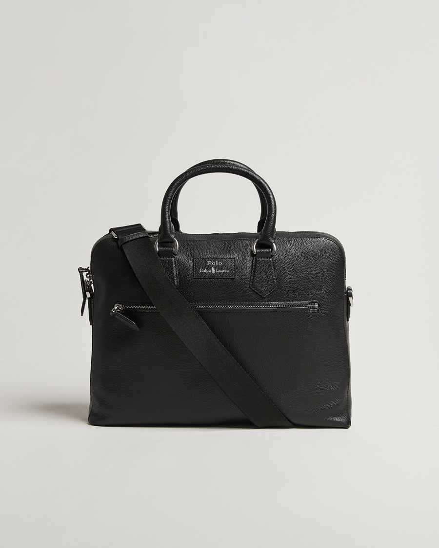 Herren | Taschen | Polo Ralph Lauren | Polo Ralph LaurenPebble Leather BriefcaseBlack