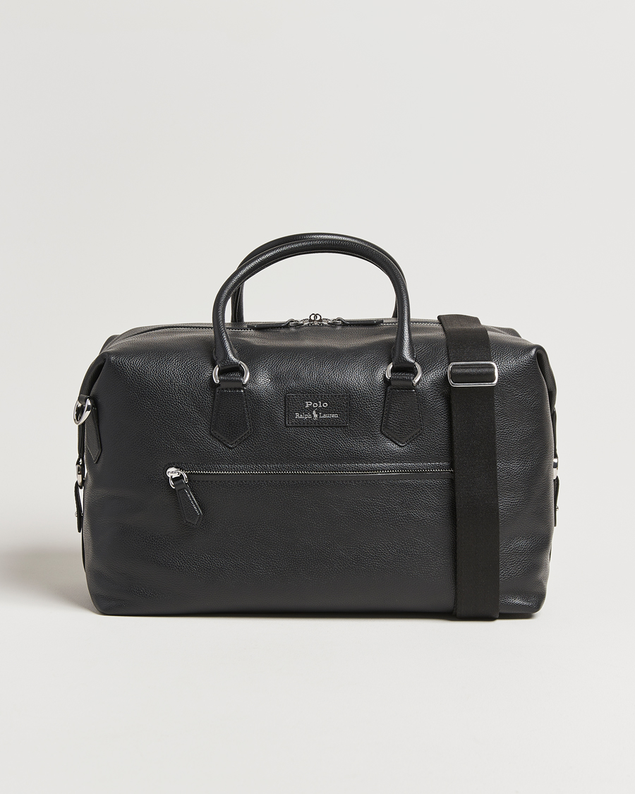 Herren | Taschen | Polo Ralph Lauren | Weekendbag Pebble Leather Black
