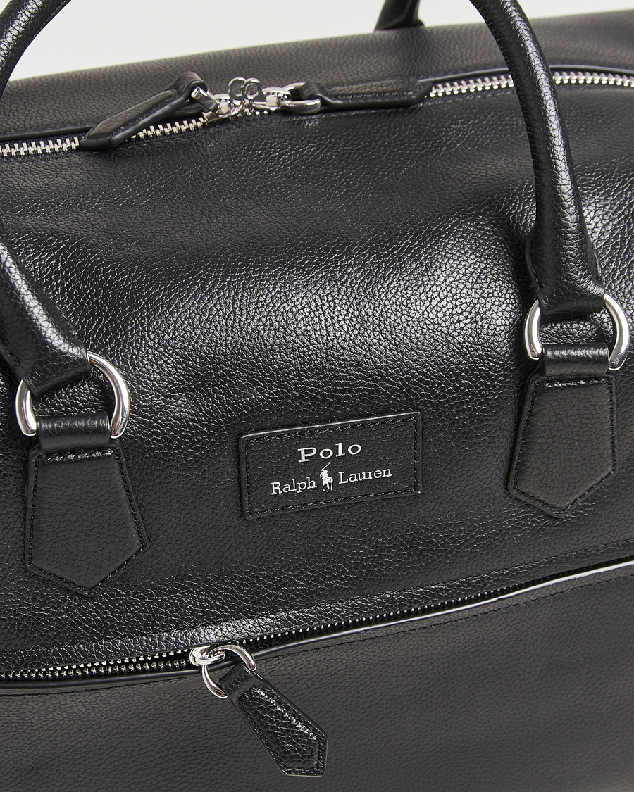 Herren | Taschen | Polo Ralph Lauren | Weekendbag Pebble Leather Black