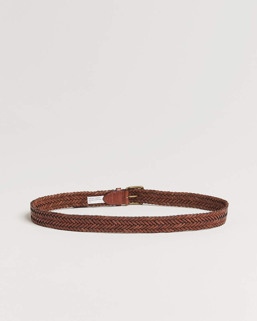 Herren | Gürtel | Polo Ralph Lauren | Braided Leather Belt Polo Saddle