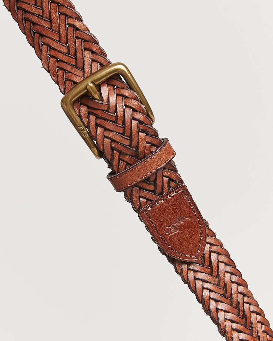Herren | Gürtel | Polo Ralph Lauren | Braided Leather Belt Polo Saddle