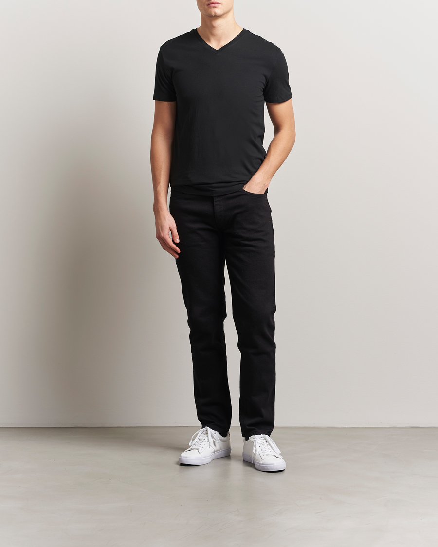 Herren | T-Shirts | Polo Ralph Lauren | 3-Pack V Neck T-Shirt White/Grey/Black
