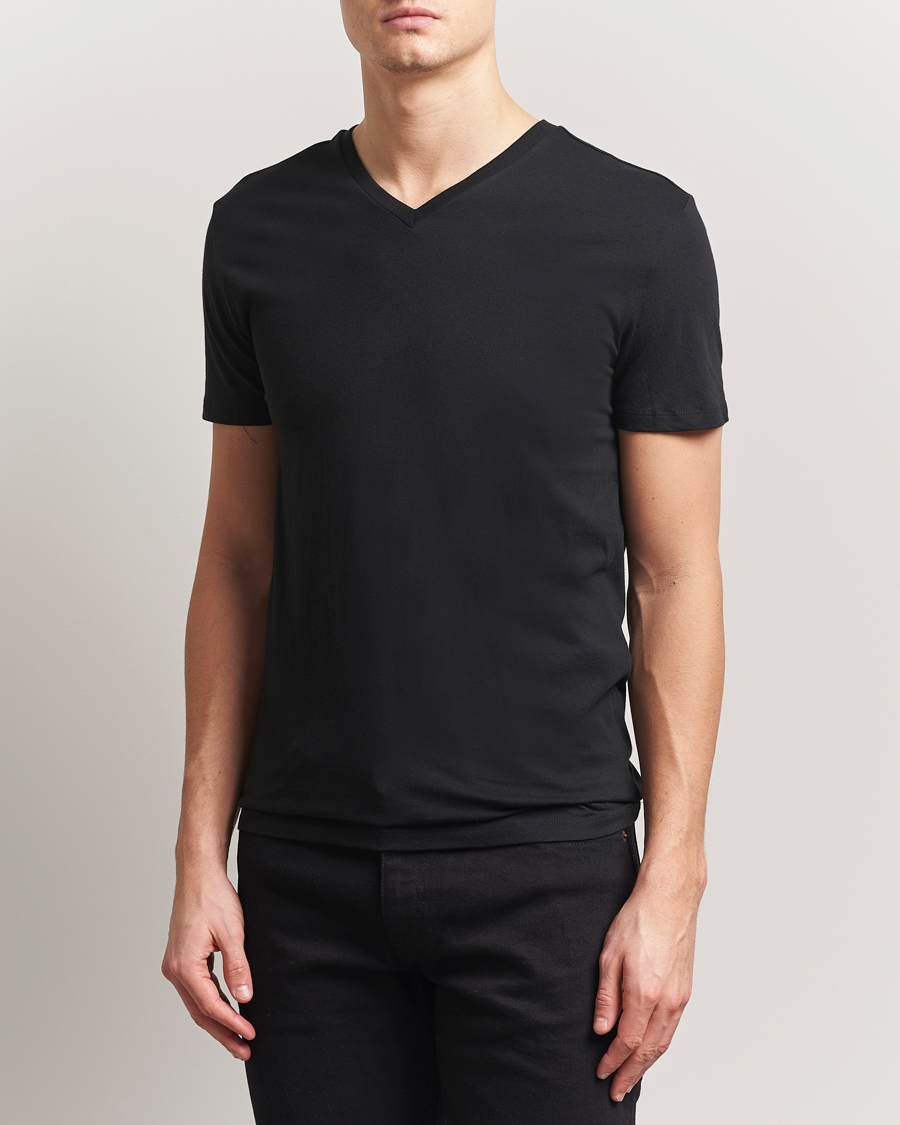 Herren | T-Shirts | Polo Ralph Lauren | 3-Pack V Neck T-Shirt White/Grey/Black