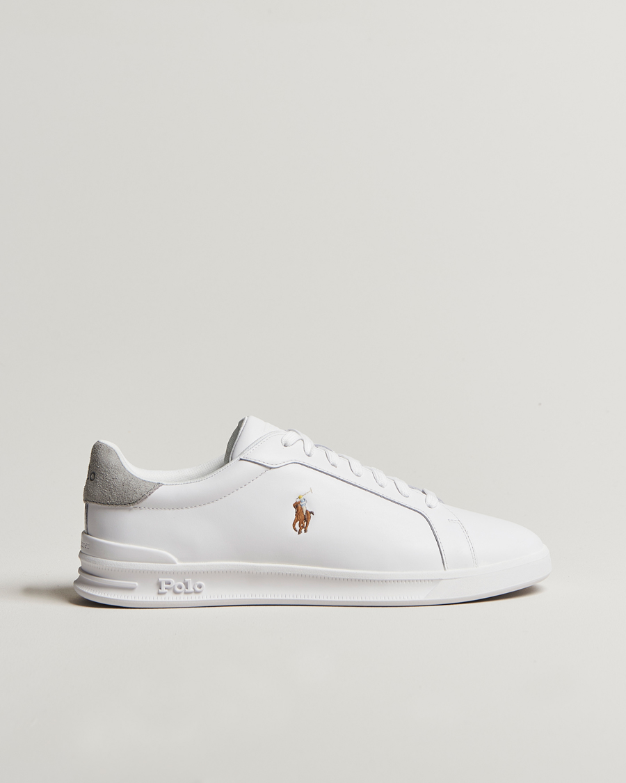 Herren | Sneaker | Polo Ralph Lauren | Heritage Court II Sneaker White/Grey