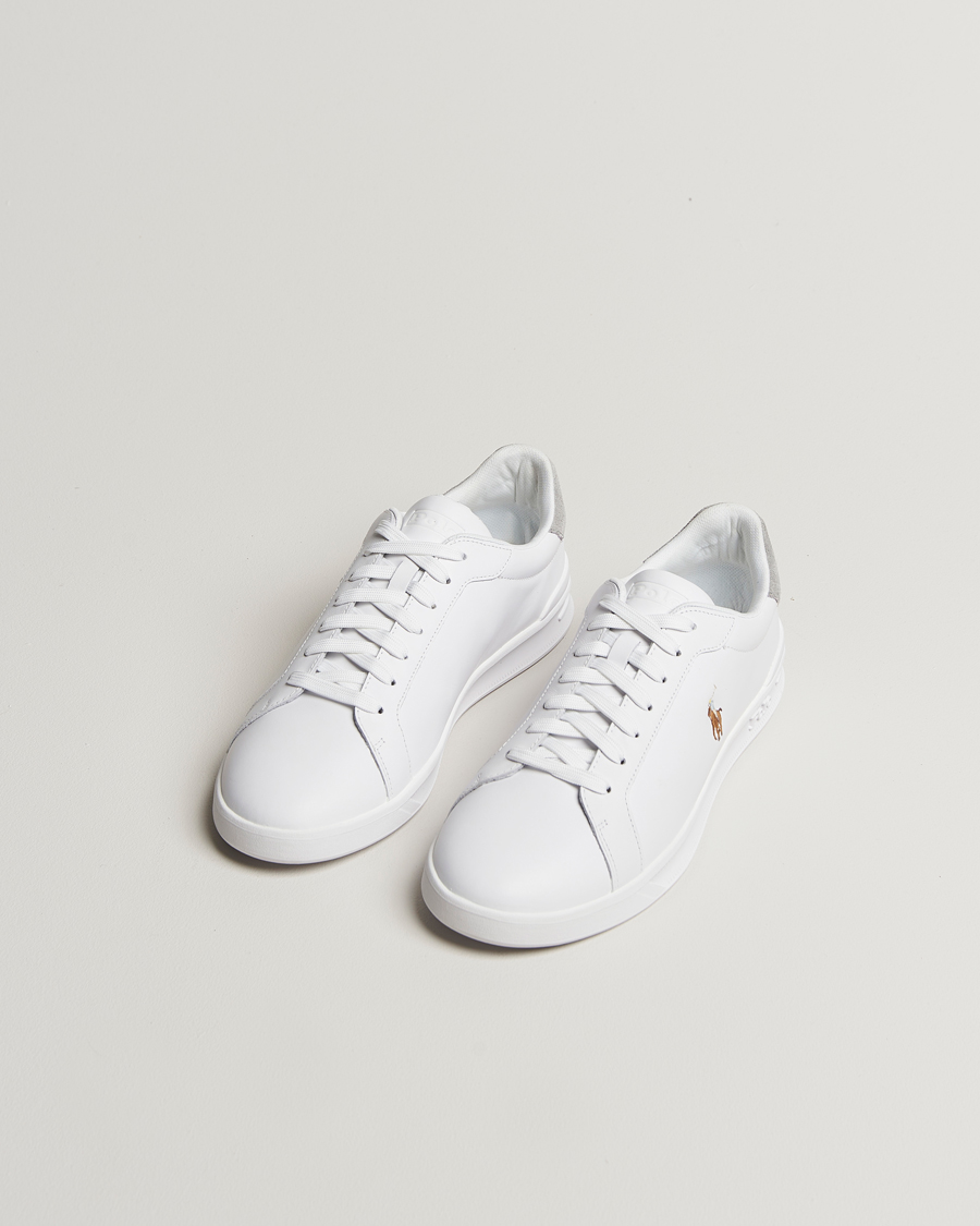 Herren | Sneaker | Polo Ralph Lauren | Heritage Court II Sneaker White/Grey
