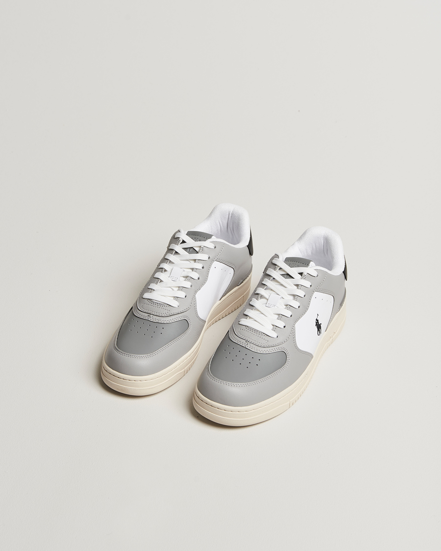 Herren | Sneaker | Polo Ralph Lauren | Masters Court Sneaker Tonal Channel Grey