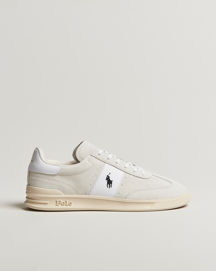 Herren | Sneaker | Polo Ralph Lauren | Aera Suede Sneaker Bianco/White