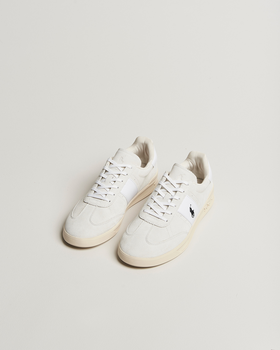Herren | Sneaker | Polo Ralph Lauren | Aera Suede Sneaker Bianco/White