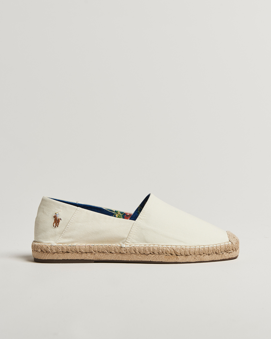 Herren | Espadrillo | Polo Ralph Lauren | Cevio Washed Canvas Espadrilles Cream