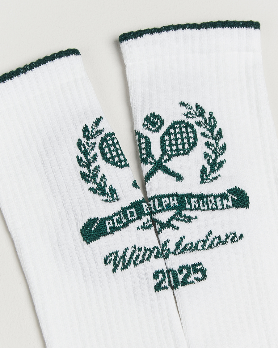 Herren | Unterwäsche | Polo Ralph Lauren | Wimbledon Crew Cotton Socks White
