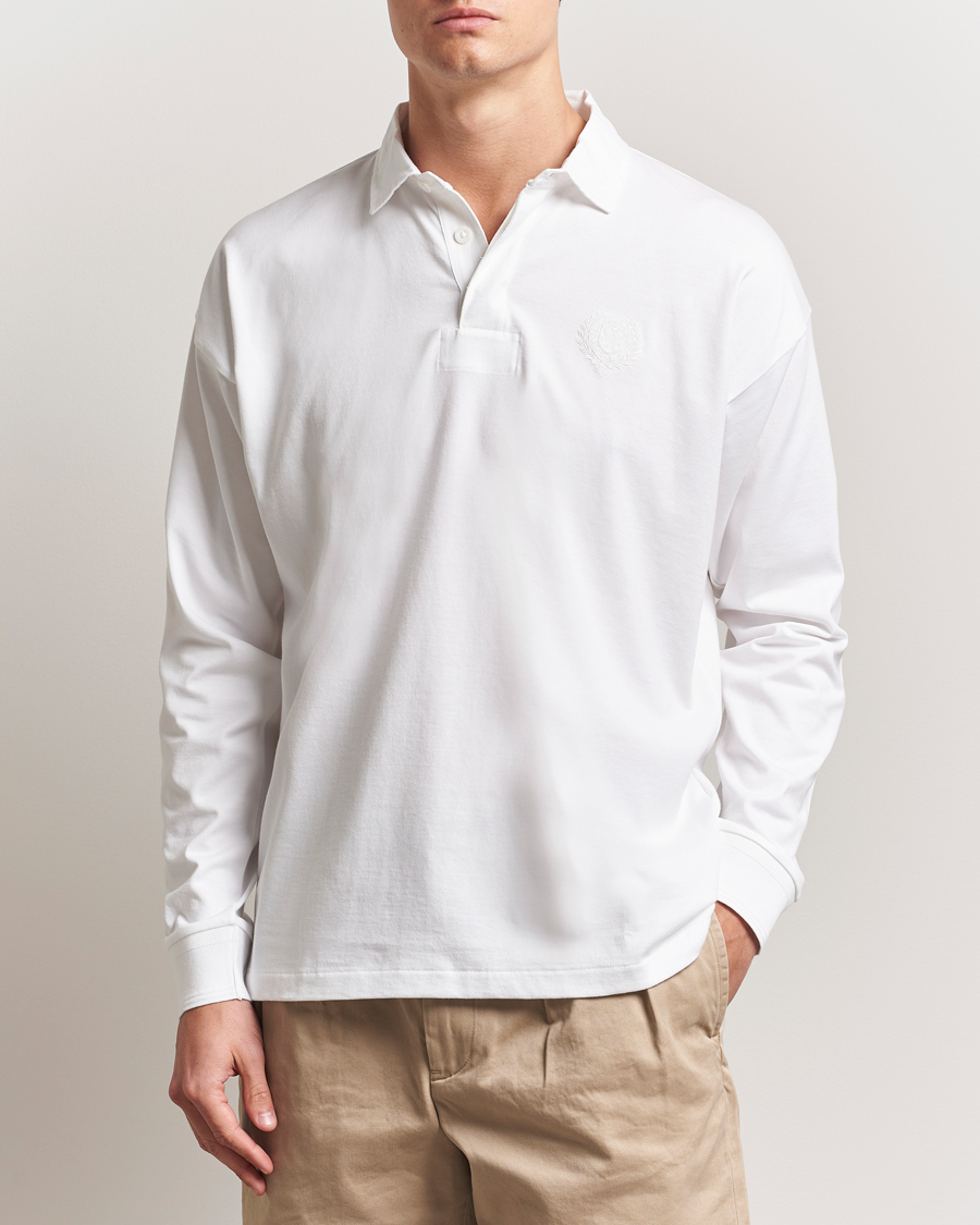 Herren | Poloshirts | Polo Ralph Lauren | Wimbledon Long Sleeve Polo Ceramic White