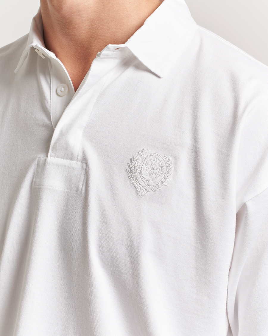 Herren | Poloshirts | Polo Ralph Lauren | Wimbledon Long Sleeve Polo Ceramic White