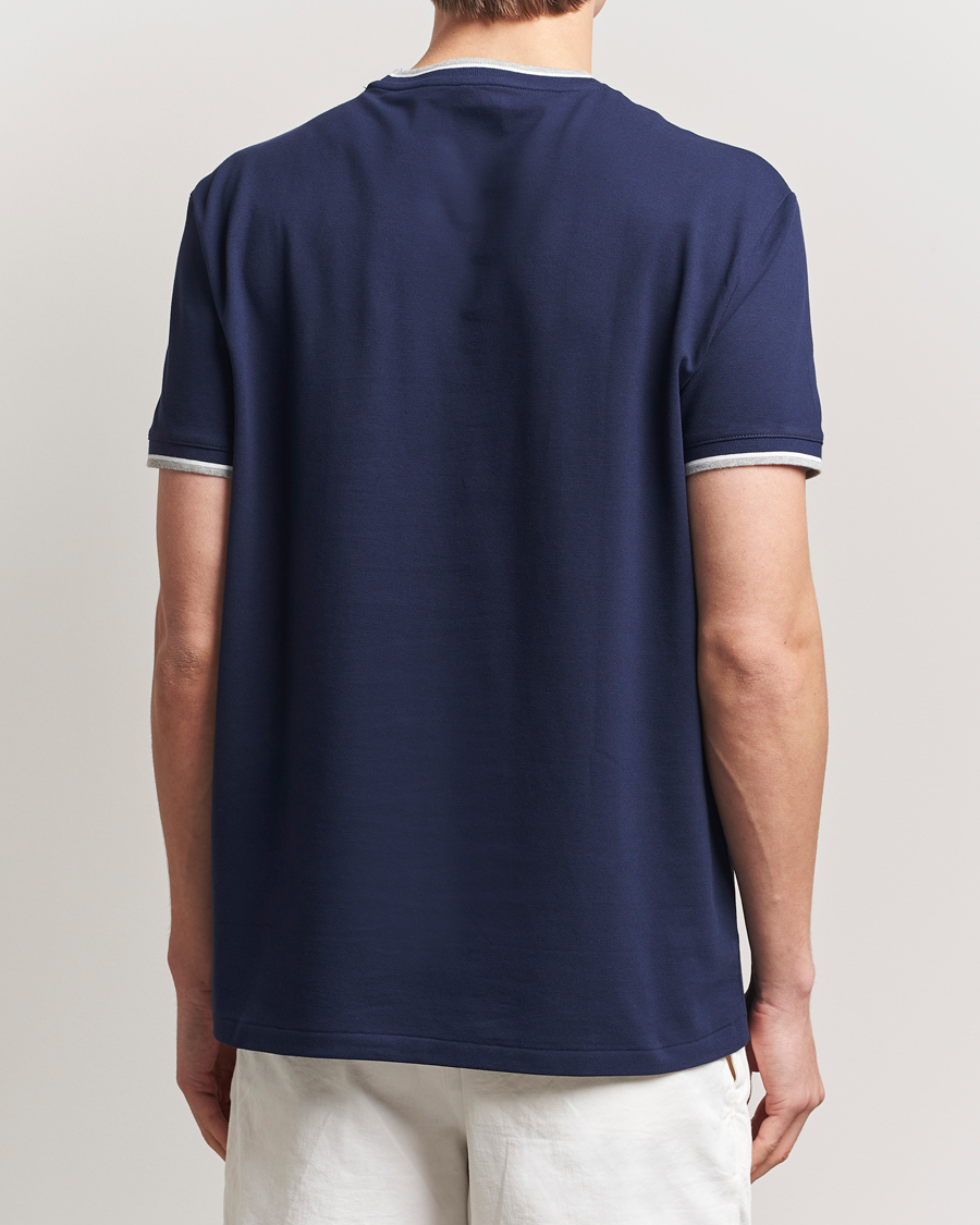 Herren | T-Shirts | Polo Ralph Lauren | Mesh Polo Tee Newport Navy