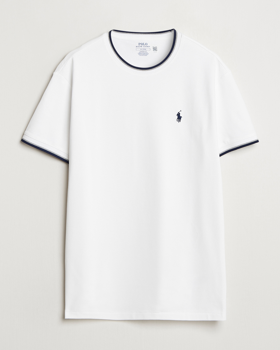 Herren | T-Shirts | Polo Ralph Lauren | Mesh Polo Tee White