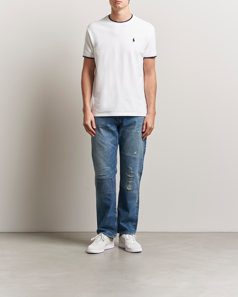 Herren | T-Shirts | Polo Ralph Lauren | Mesh Polo Tee White