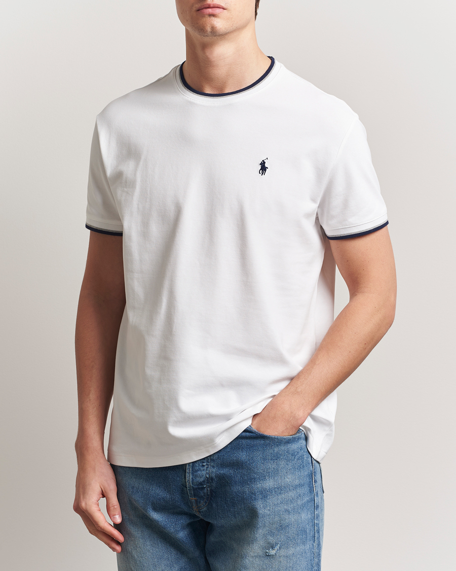 Herren | T-Shirts | Polo Ralph Lauren | Mesh Polo Tee White