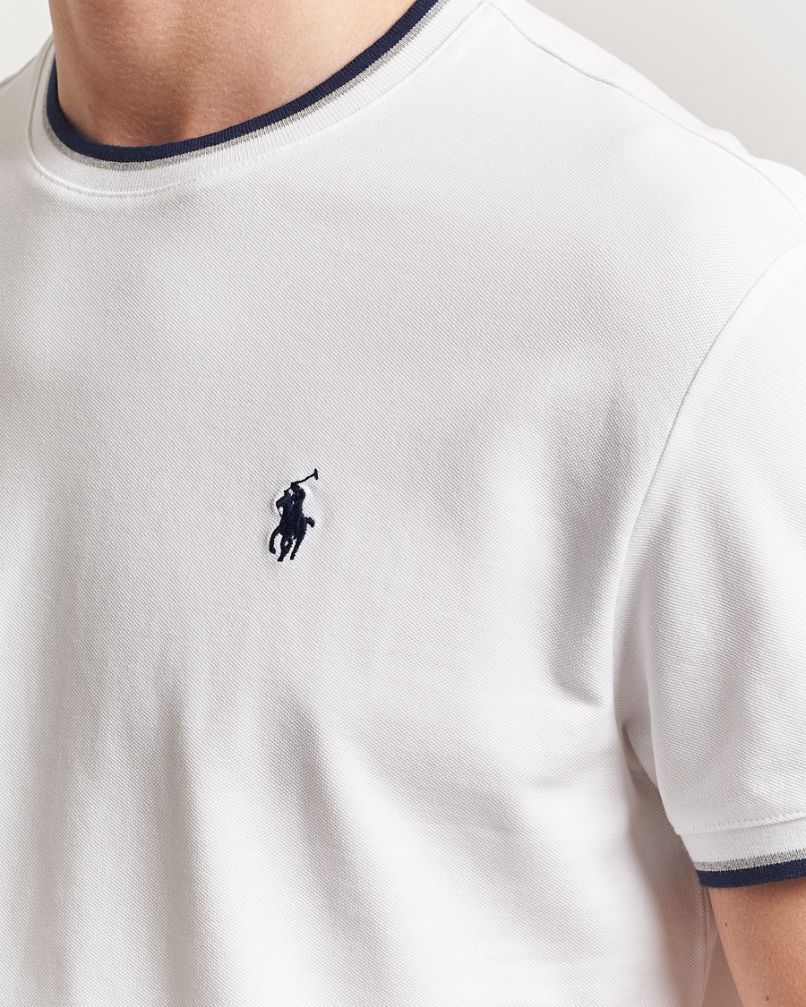 Herren | T-Shirts | Polo Ralph Lauren | Mesh Polo Tee White