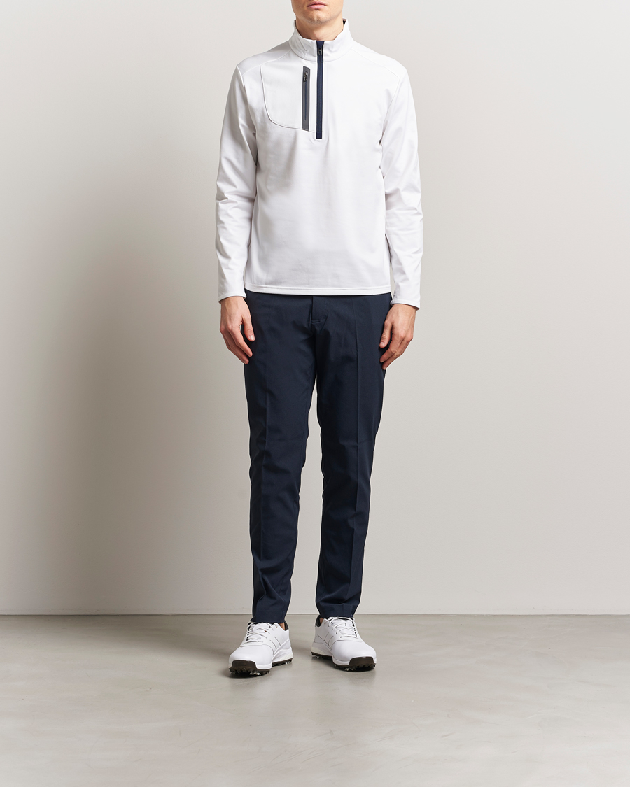 Herren | Pullover | RLX Ralph Lauren | New Lux Performance Half Zip Ceramic White